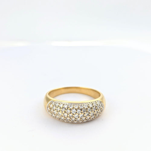 Bague Bague en or jaune et diamants 58 Facettes 21149