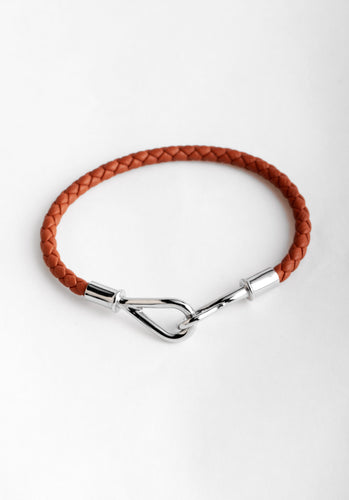Bracelet Bracelet HERMES Jumbo H Cuir 58 Facettes 63954-60358