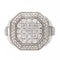 Bague 51 Bague Cocktail Or blanc Diamant 58 Facettes 2308978CN