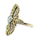 Bague Bague Art Nouveau or et diamants 58 Facettes