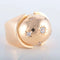 Bague 45 Bague Boule Pierres blanches serti étoile 58 Facettes 1