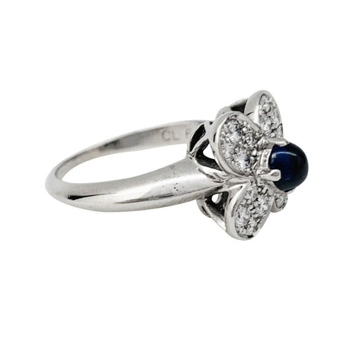 Bague 50 Bague Van Cleef & Arpels, "Fleurette", saphir, diamants. 58 Facettes 30998