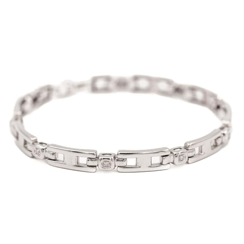 Bracelet Bracelet Or blanc diamant 58 Facettes 2360855CN