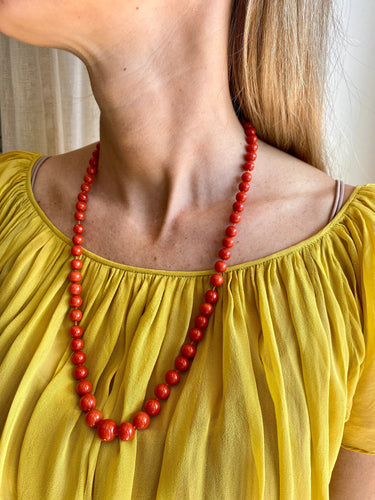 Collier Collier Corail naturel 58 Facettes