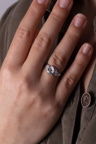 Bague 51 Bague DINH VAN Menottes R8 en Or Blanc 750/1000 58 Facettes 62611-58504