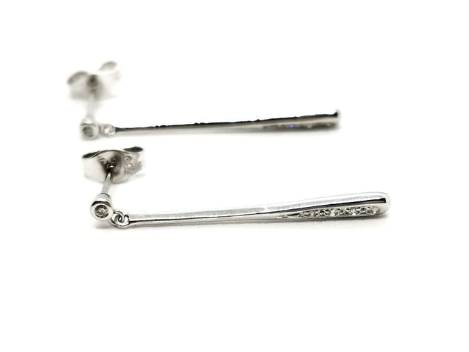 Boucles d'oreilles Boucles d'oreilles Pendantes Or blanc Diamant 58 Facettes 1692517CN