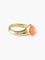 Bague Or Jaune / Corail / 46 BAGUE VAN CLEEF & ARPELS CORAIL & OR 58 Facettes BO/220006 STA