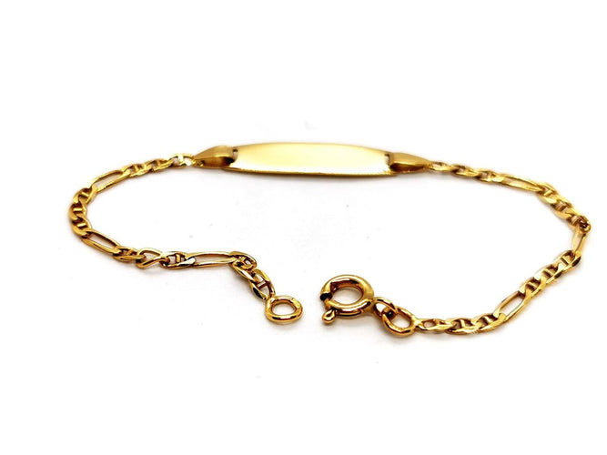 Bracelet Bracelet Gourmette Or jaune 58 Facettes 1145903CD