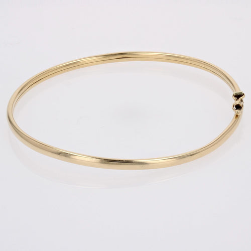 Bracelet Bracelet jonc ovale or jaune 58 Facettes CVBR37