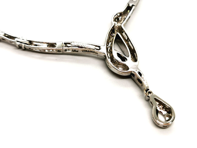 Collier Collier Or blanc Diamant 58 Facettes 1523675CN