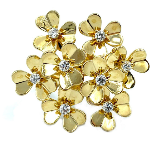 Bague Bague VAN CLEEF & ARPELS "Frivole" or jaune et diamants 58 Facettes
