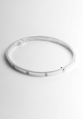 Bracelet Bracelet CARTIER Love Petit Modèle 10 diamants Or Blanc 750/1000 58 Facettes 64068-60362