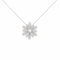 Pendentif Pendentif Poiray "Flower" en or blanc et diamants. 58 Facettes 31065