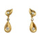 Boucles d'oreilles Boucles d'oreilles vintage Cartier, or jaune, diamants. 58 Facettes 31868