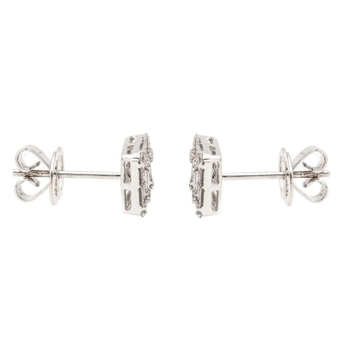 Boucles d'oreilles Boucles d'oreilles Puces Or blanc Diamant 58 Facettes 2308544CN