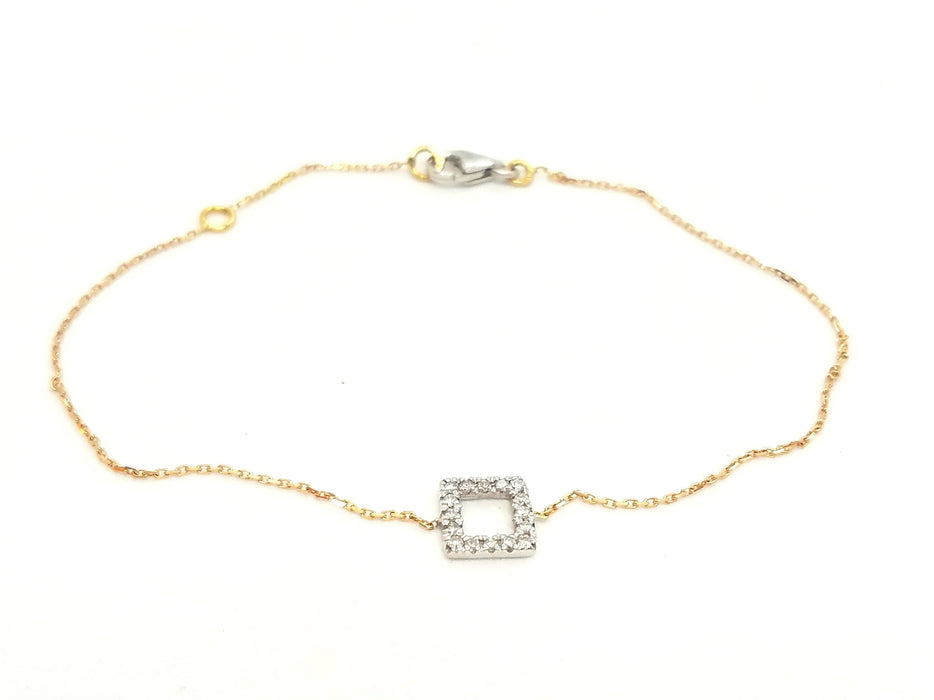 Bracelet Bracelet Graphique Or blanc Diamant 58 Facettes 579181RV