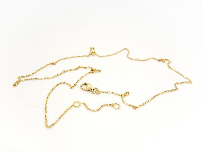 Collier Collier Chaîne + pendentif Or jaune Diamant 58 Facettes 579127RV