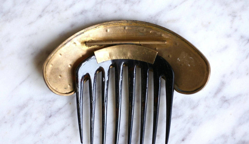 Accessoire Peigne, diadème, étoile, turquoise et corne 58 Facettes