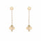 Boucles d'oreilles Boucles d'oreilles or trèfles 58 Facettes CVBO5
