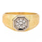 Bague 57 Bague solitaire or jaune diamant 58 Facettes 2308983CN