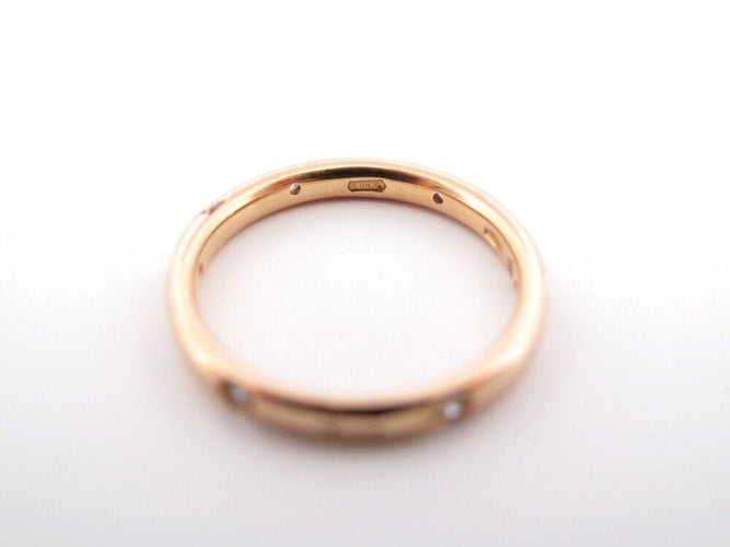 Bague 52 bague POMELLATO lucciole alliance or jaune 6 diamants 0.13ct t52 58 Facettes 244385