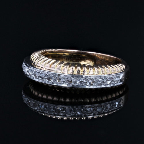 Bague 54 Bague ancienne alliance diamants 58 Facettes 22-609
