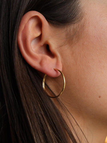 Boucles d'oreilles Boucles d'oreilles Créoles Or jaune 58 Facettes 1917645CN