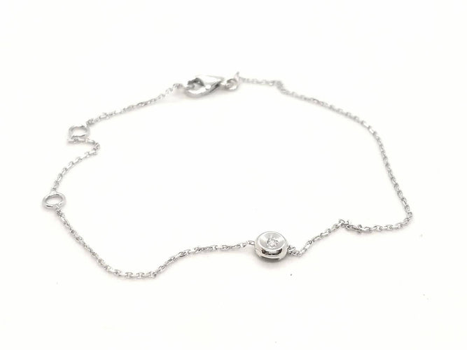 Bracelet Bracelet Or blanc Diamant 58 Facettes 578966RV