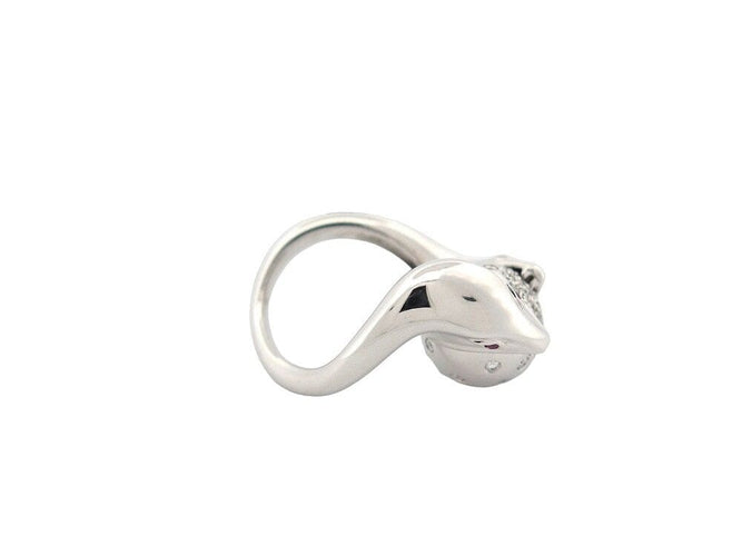 Bague 51 bague BOUCHERON trouble or blanc 18k diamants 1.05ct rubis 58 Facettes 257505