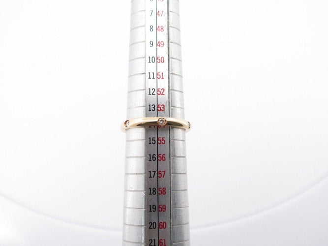 Bague 54 bague POMELLATO lucciole alliance or jaune 6 diamants 0.13ct t54 58 Facettes 244386