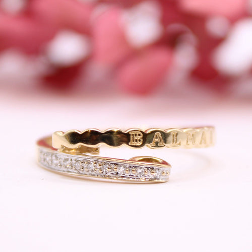 Bague BALMAIN - bague Or jaune, diamants 58 Facettes