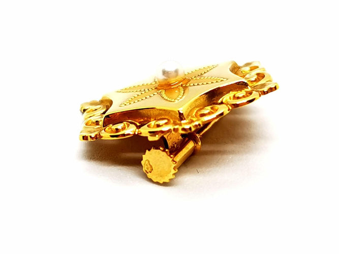 Broche Broche Or jaune Perle 58 Facettes 1180577CD