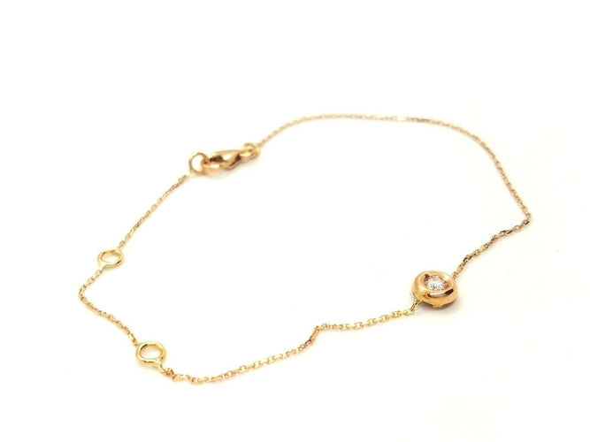 Bracelet Bracelet Or rose Diamant 58 Facettes 578987RV