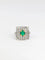 Bague Bague émeraude et diamants 58 Facettes 391.10