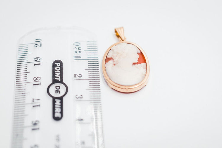 Pendentif Pendentif Camée en or 18 carats 58 Facettes