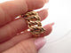 Bracelet bracelet maille americaine or jaune 18k 32gr t20 58 Facettes 250515