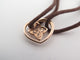 Bracelet bracelet LOUIS VUITTON coeur fleur monogram or rose 18k sur cordon 58 Facettes 249782