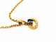 Collier Collier Chaîne + pendentif Or jaune Aigue Marine 58 Facettes 1414831CD