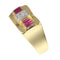 Bague 54 Bague, diamant et rubis 58 Facettes 23039-0099