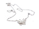 Collier Collier Papillon Or blanc Diamant 58 Facettes 06136CD