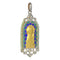 Pendentif Médaille Marie vintage Diamants et émail plique-à-jour 58 Facettes 23191-0420