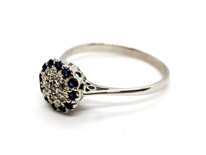 Bague 53 Bague Art déco Or blanc Diamant 58 Facettes 1048316CD