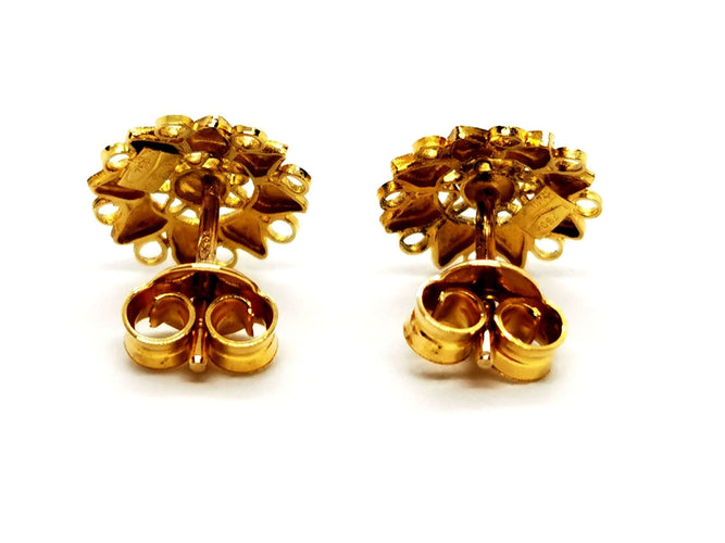 Boucles d'oreilles Boucles d'oreilles Puces Or jaune 58 Facettes 1292362CN