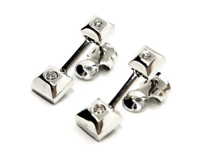 Boucles d'oreilles Boucles d'oreilles Pendantes Or blanc Diamant 58 Facettes 1925954CN