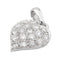 Pendentif Pendentif Coeur Or blanc Diamant 58 Facettes 2506319CN