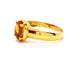 Bague 56 Bague Or jaune Citrine 58 Facettes 06340CD