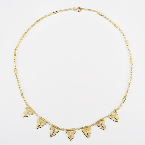 Collier Collier en or filigrané draperie 58 Facettes 22-162