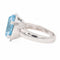 Bague 51 Poiray Bague Cocktail Filles Antik Or blanc Topaze 58 Facettes 2623850CN