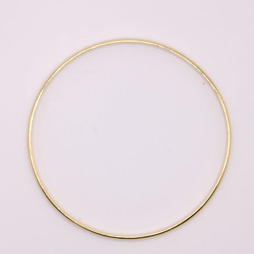 Bracelet Bracelet Jonc Or jaune 18k lisse 58 Facettes