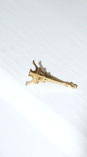 Pendentif Pendentif Vintage Tour Eiffel Or Jaune 58 Facettes